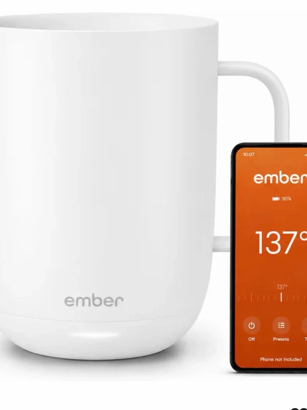 Ember Temperature Control Mug 14 oz - White NWT